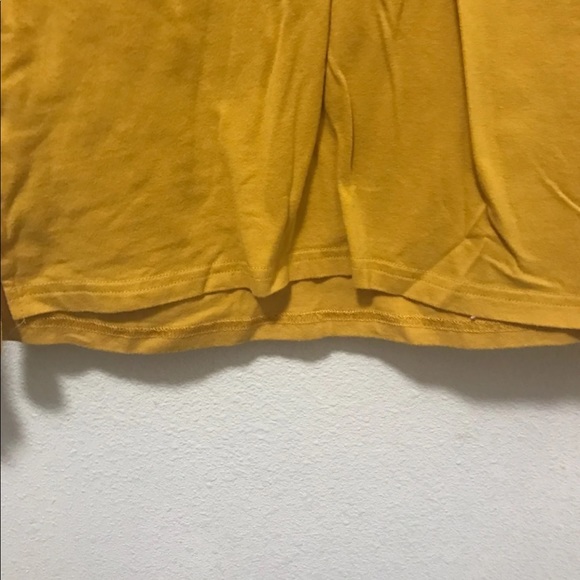 Mustard colored LONG SLEEVE NWOT small - Picture 4 of 5